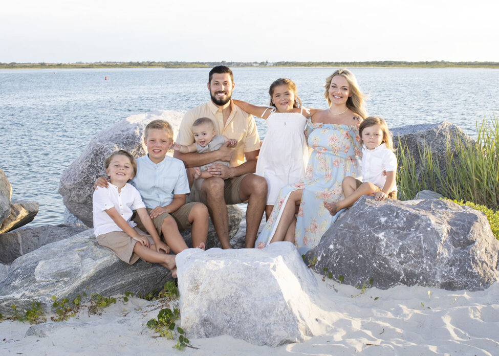 beautiful family portraits on location ponce inlet fl Daytona Beach Photographer