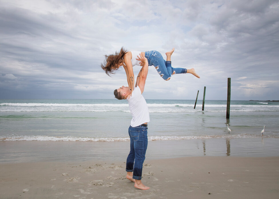 Daytona Beach Fun Senior Portraits for Cheerleaders